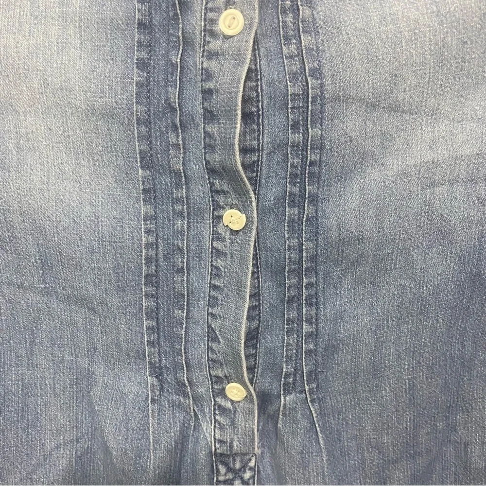 Crewcuts Blue Chambray Popover Dress
